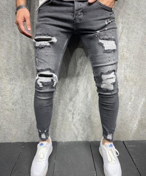 Jean skinny délavé - jeans skinny noir - Mode urbaine