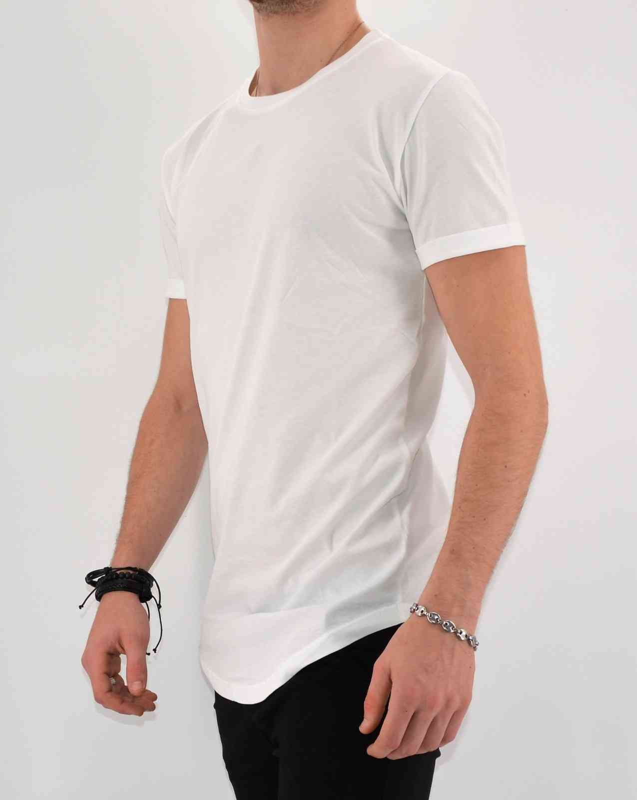 T-shirt oversize épais blanc - Homme grand - Sélection