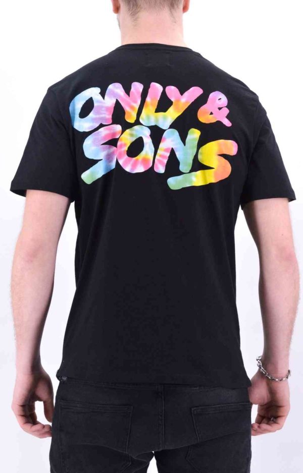 tee shirt only&sons OnsBatik noir