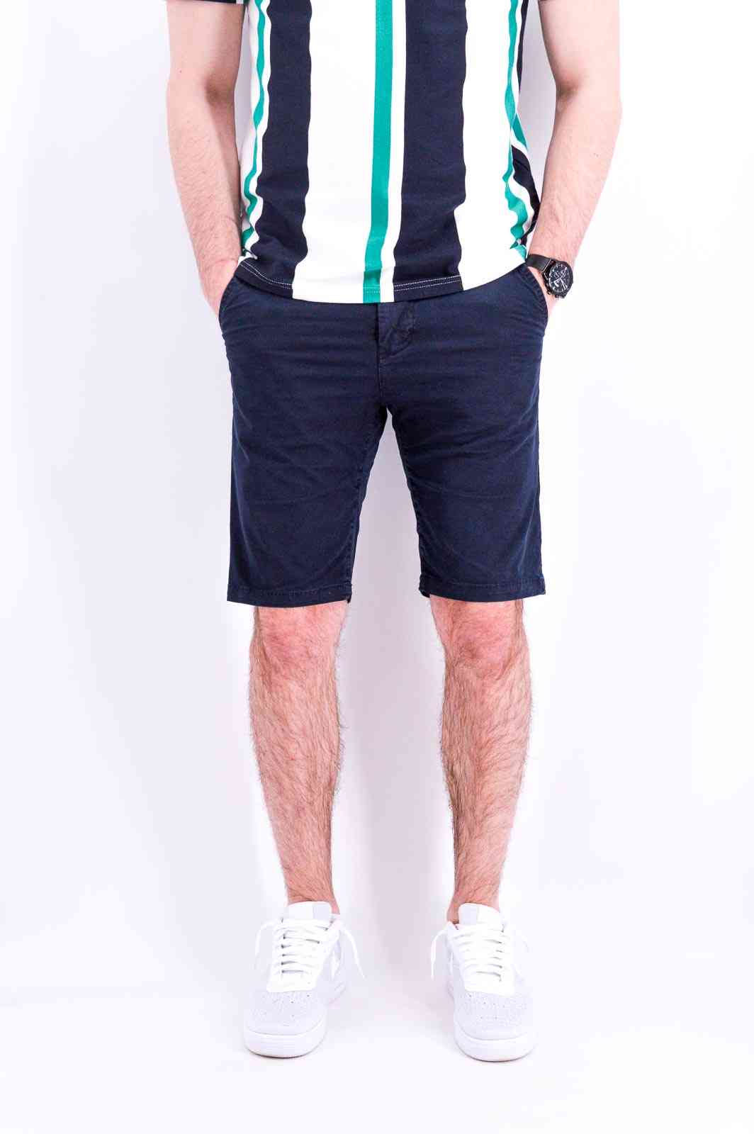 Les umes Shorts Classique Bermuda Chino Homme Stretch Confortable sans Pince Coupe Ajustée Shorts Styles fondamentaux