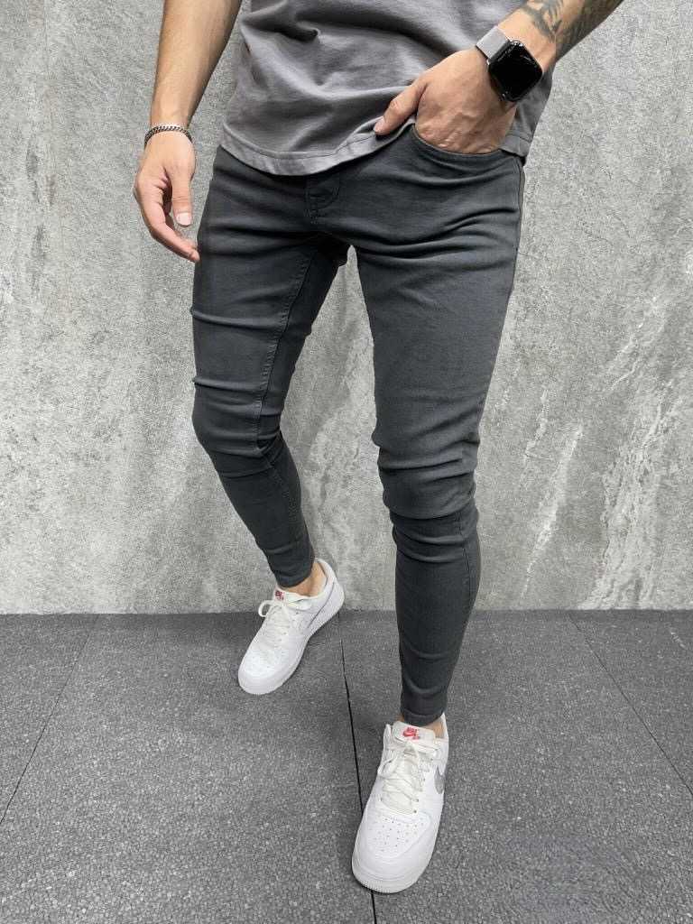 Jean stretch skinny gris - Mode urbaine