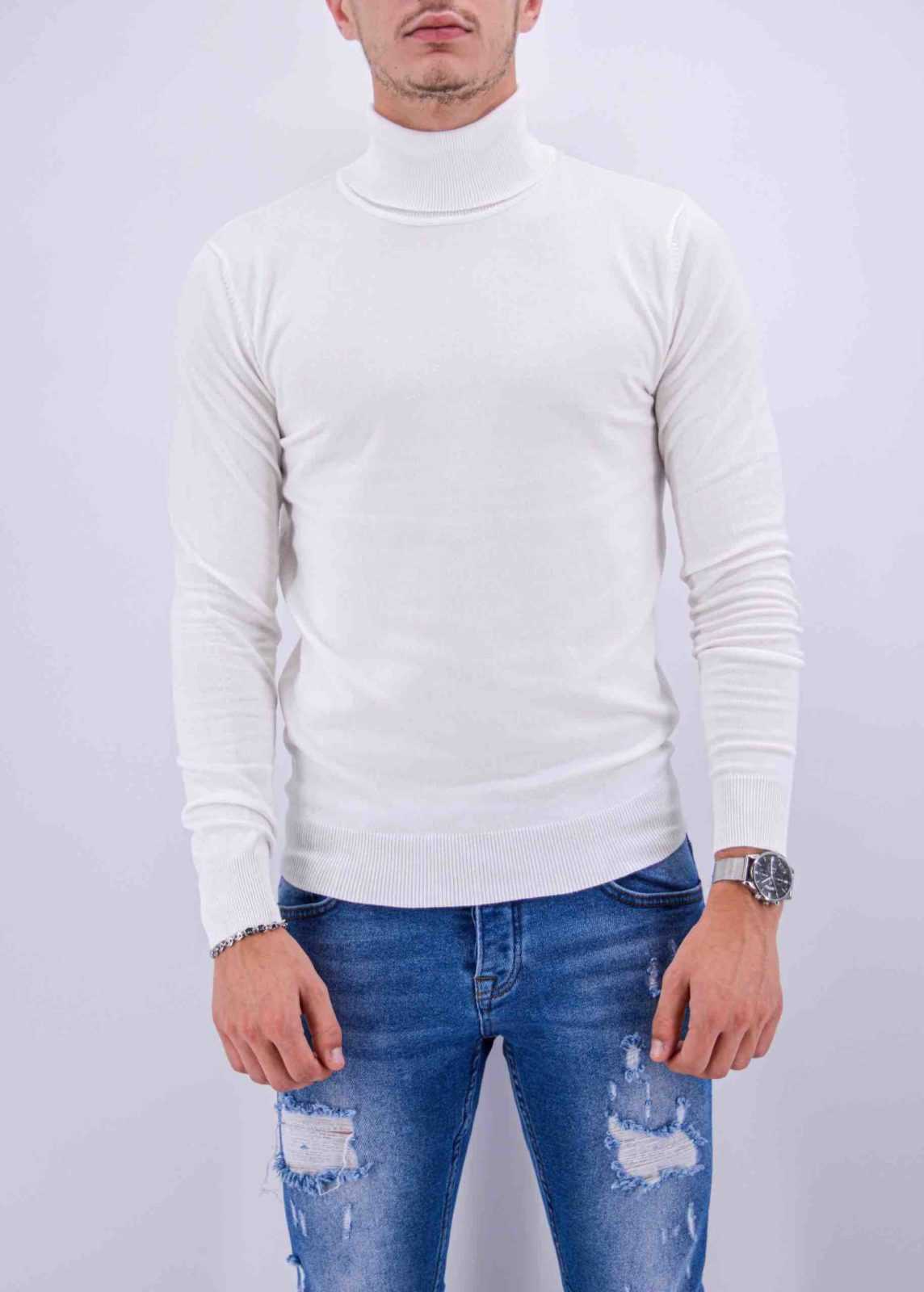 Pull blanc - sweat blanc homme - Mode urbaine