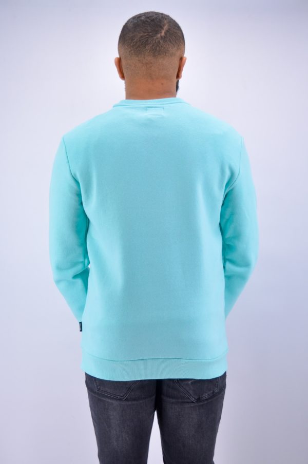 Pull homme - sweat turquoise homme - Mode urbaine