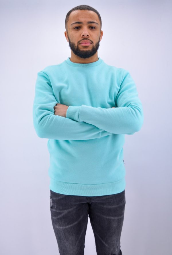 Pull homme - sweat turquoise homme - Mode urbaine