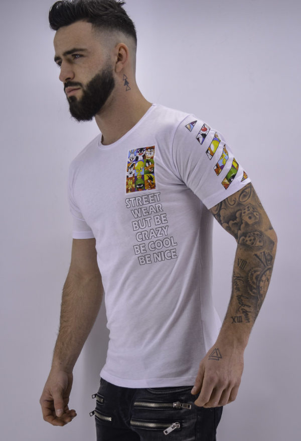 T shirt looney tunes blanc - Mode urbaine