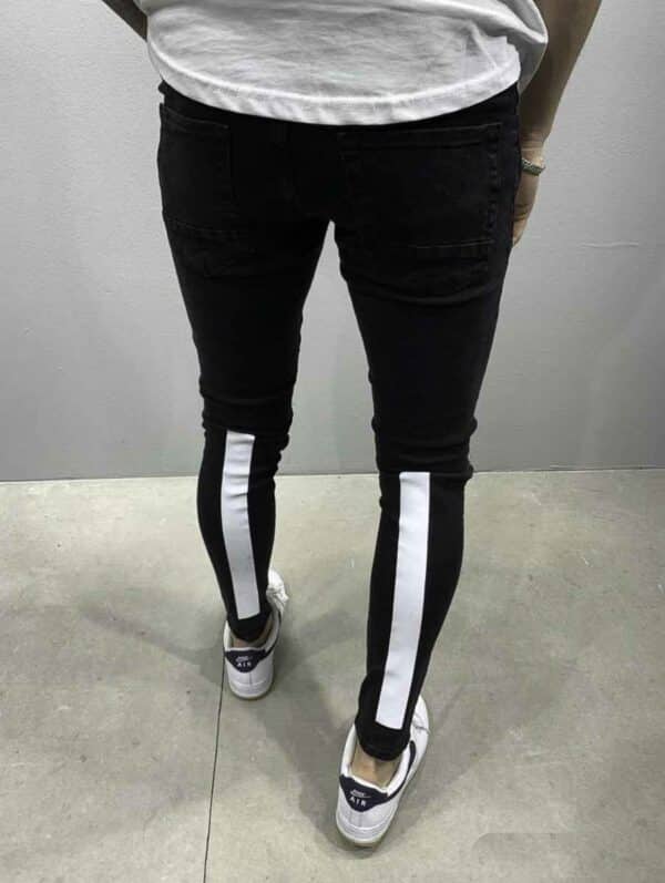 Jeans slim noir destroy – Mode Urbaine b5220