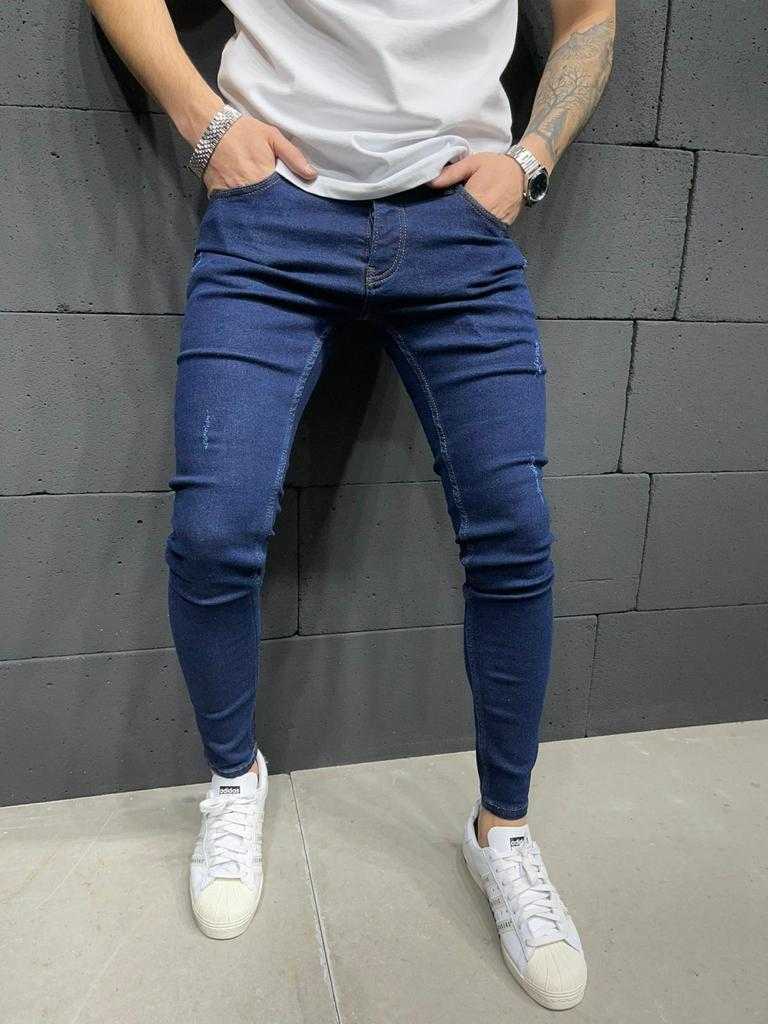 Jean skinny à style motard Synthétique Represent pour homme en coloris Bleu Homme Vêtements Jeans Jeans slim 