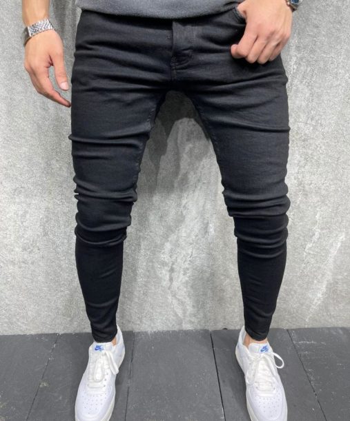 jean skinny noir homme b6615 | Mode urbaine