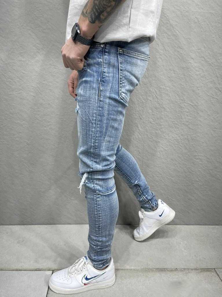 Jeans Homme Hommes Jeans Stretch Mode Gris Bleu Pantalon en Denim pour Homme  Printemps Et Automne Pantalon Rétro Casual Hommes Jeans Taille 27-36 36 B :  : Mode